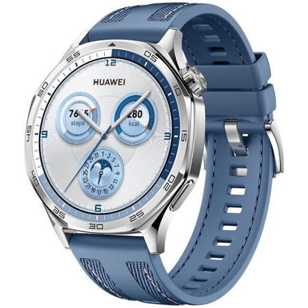 Smartwatch Huawei GT5 46MM, Blue, Blue Woven Strap - Img 2