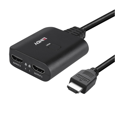 Splitter HDMI 4K@60Hz, 1in/2 out, Lindy 38356 - Img 6