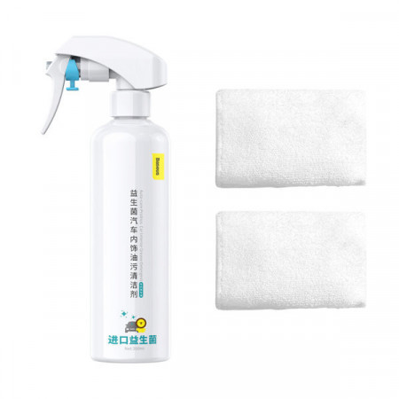 Spray pentru curatarea interiorului auto Baseus Auto-care 300 ml alb (CRYH000002)