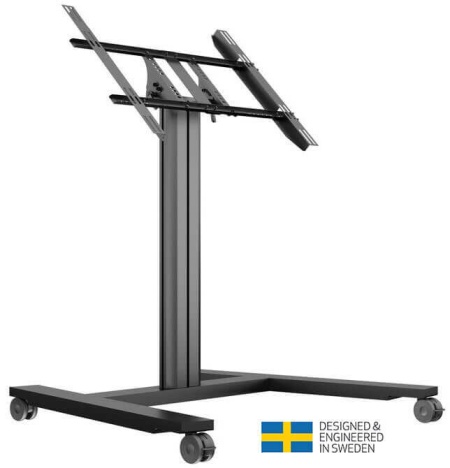 Stand TV podea mobil Multibrackets MB-6252, incl. 0-90º, tip masa, inaltime 110 cm, diagonale 32&quot;-55&quot;, max. 80kg - Img 2