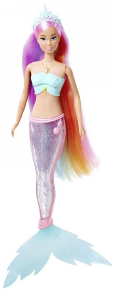 STEFFI LOVE PAPUSA STEFFI SIRENA MAGICA CURCUBEU CU COADA LUMINOASA 39CM - Img 2