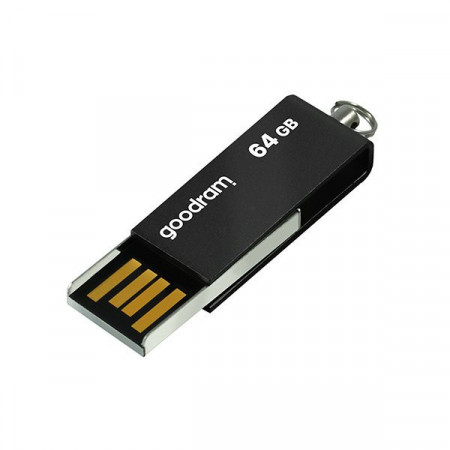 Stick USB Goodram pendrive 64 GB USB 2.0 20 MB/s (rd) - 5 MB/s (wr) flash drive black (UCU2-0640K0R11) - Img 2