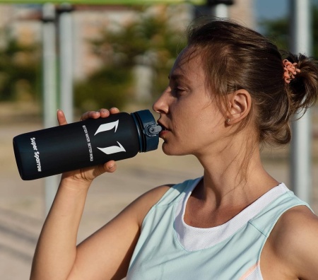 Sticlă de Apă Sport Sparrow din Tritan, Fără BPA, Etanșă și Rezistentă la Șocuri, pentru Sală, Fitness, Ciclism și Drumeții - Img 4