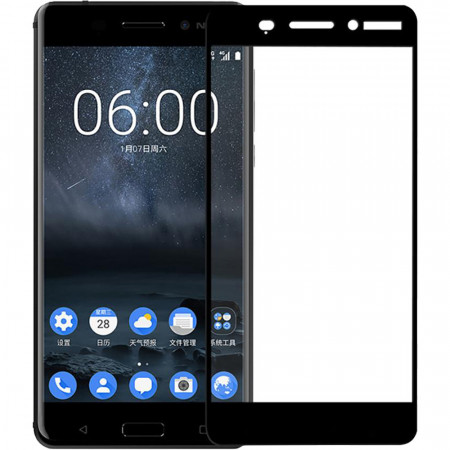 Sticla Securizata Full Body 2.5D Negru NOKIA 6.1