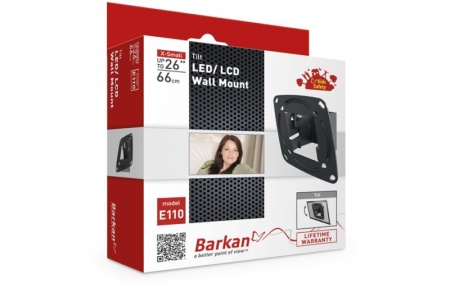 Suport perete LCD 15"-26" Tilt, VESA, Barkan - E110.B - Img 3