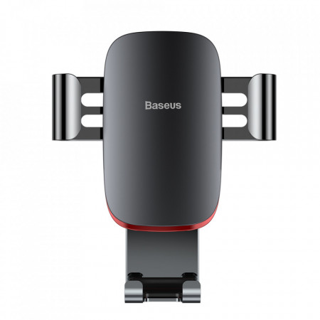 Suport telefon auto, Baseus Metal Age Gravity, pentru grilaj ventilatie, gray