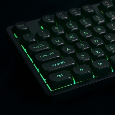 Tastatură de gaming cu membrană RGB Wozinsky WKG-200 cu rotiță de derulare - Neagră - Img 2