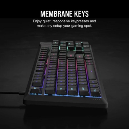 Tastatura Gaming Corsair K55 CORE RGB iCUE Black - Img 7