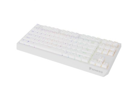 Tastatura WS Genesis Thor 230 TKL R alb