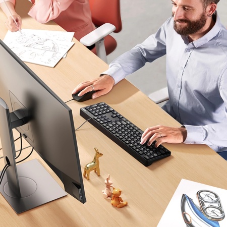 Ugreen KU004 90875 tastatură cu fir de 1,5 m pentru Windows / MacOS - neagră - Img 5