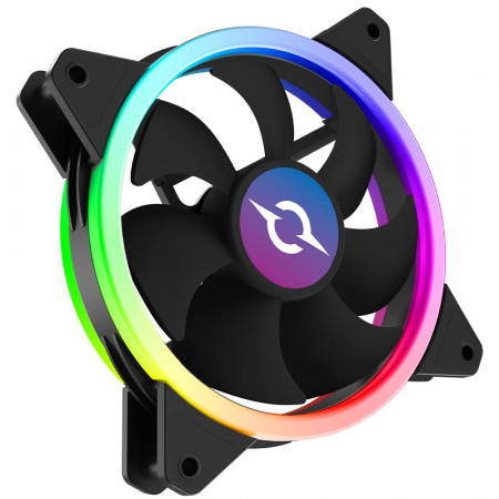 Ventilator Aquirys Cetus 6P-12DLI16-RGB, 120mm, Black
