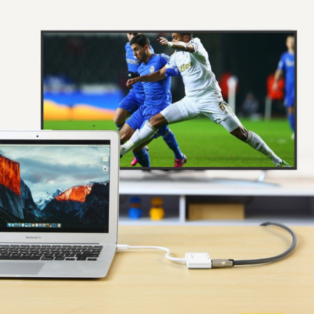 Adaptor Ugreen HDMI / VGA - mini DisplayPort 4K@30 Hz Full HD 1080p white (MD108 10427) - Img 6