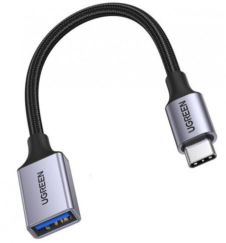 Adaptor USB-C 3.0 la OTG UGREEN US378 (gri)