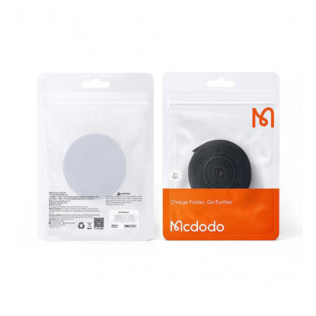 Banda velcro, organizator cablu Mcdodo VS-0960 1m (negru) - Img 2