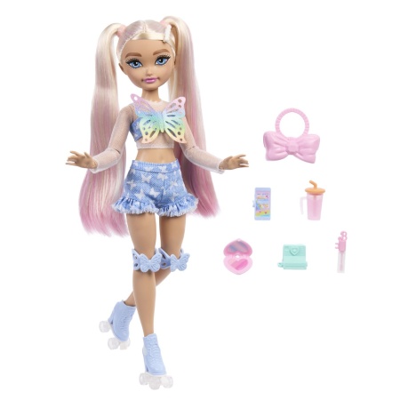 BARBIE DREAM BESTIES PAPUSA BARBIE PETRECERE PE ROLE - Img 2