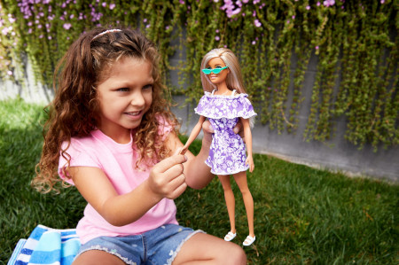 BARBIE TRAVEL PAPUSABARBIE ANIVERSARE 50 DE ANI MALIBU BLONDA - Img 3