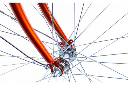Bicicleta Pegas Strada 2, 26 inch, cadru aluminiu, maro/verde - Img 5