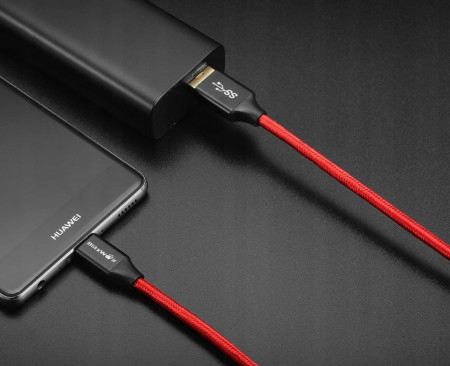 Blitzwolf BW-TC6 Cablu USB-C AmpCore 1,8m 3A - Img 2