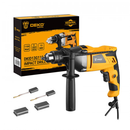 Burghiu cu impact Deko Tools DKID13G110