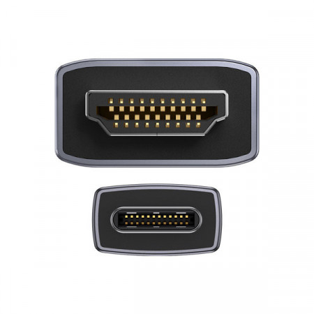 Cablu adaptor Baseus High Definition Series USB tip C - HDMI 2.0 4K 60Hz 3m negru (WKGQ010201) - Img 7