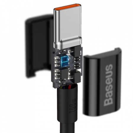 Cablu de date Baseus Superior USB Type C - USB Type C Quick Charge / Power Delivery / FCP 100W 5A 20V 2m black - Img 3