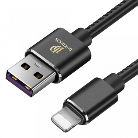 Cablu de date Dux Ducis K-Max , Usb la Lightning, 5V , 2A , 1M , negru - Img 2