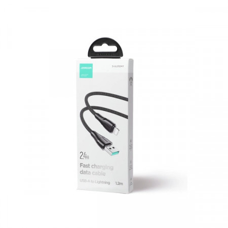 Cablu Joyroom USB - Lightning 2.4A Surpass Series 1.2 m negru (S-UL012A11) - Img 2