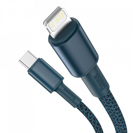 Cablu telefon, Baseus USB Type C - Lightning , Power Delivery fast charge 20 W 1 m blue (CATLGD-03) - Img 2