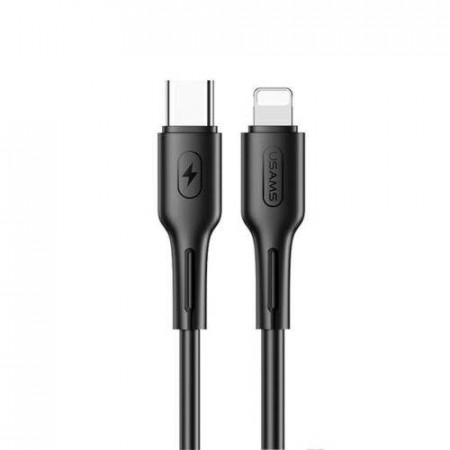 Cablu USAMS U43 USB-C LA Lightning 30W PD 1.2M Negru
