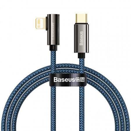 Cablu USB-C la Lightning Baseus Legend Series, PD, 20W, 1m (blue)