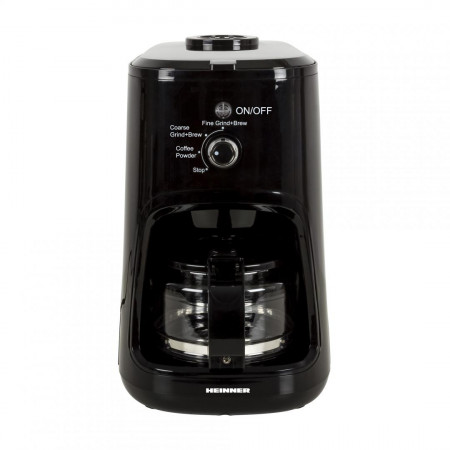 Cafetiera Heinner HCM-900RBK, 900 W, Rasnita incorporata, 0.6 L, Negru - Img 2