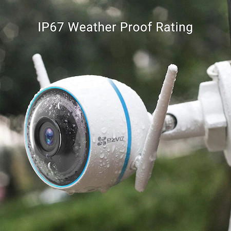 Camera de supraveghere Ezviz CTQ3N, Wi-Fi, 1080P, Smart Home, IR 30 m, Motion Alert, Night Vision, Alexa, White - Img 3