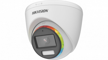 Camera TurboHD Turret Hikvision ColorVu DS-2CE72DF8T-FSLN, 2MP, Lentila 2.8mm, IR 40m