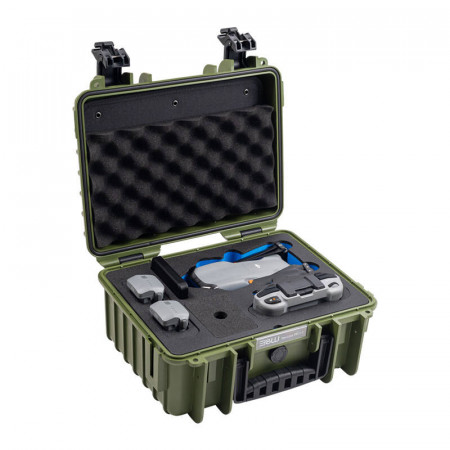 Carcasa B&amp;W tip 3000 pentru DJI Air 3 (bronz-verde) - Img 4