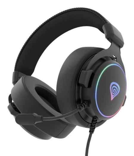 Casti cu fir Genesis Neon 764 negru - Img 18