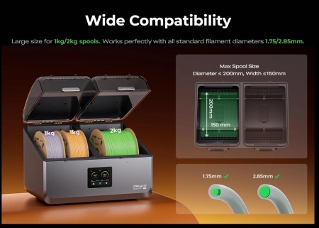 CREALITY 3D SPACE PI X4 FILAMENT DRYER - Img 3