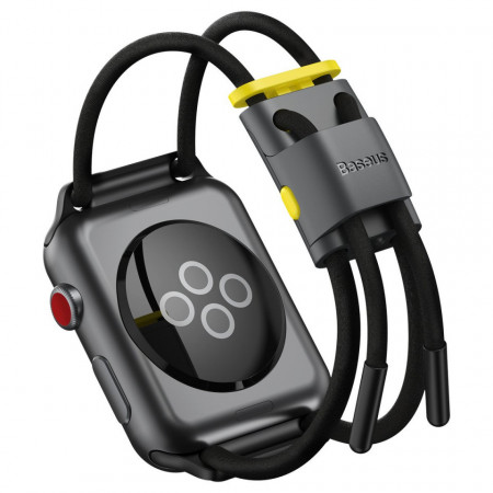 Curea Baseus Let's Go pentru Apple Watch 3/4/5 38 mm / 40 mm (gri și galben)