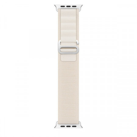 Curea cu catarama sport pentru Apple Watch Ultra/8/7/6/SE/5/4/3/2/1 (42, 44, 45, 49 mm) Curea Dux Ducis Versiune GS - alb