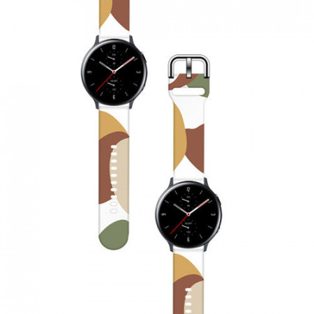 Curea de schimb Moro pentru Samsung Galaxy Watch 46mm silicon camo negru (4)