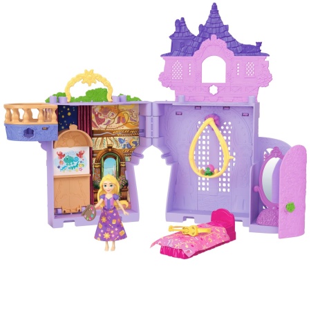 DISNEY PRINCESS SET CASTELUL LUI RAPUNZEL CU ACCESORII - Img 3