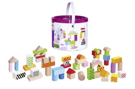 EICHORN COLOR SET BLOCURI DE CONSTRUCTIE DIN LEMN - Img 2