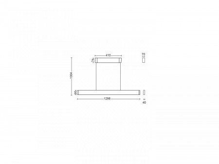 ENSIS HUE PENDANT WHITE 2X39W 24V - Img 3