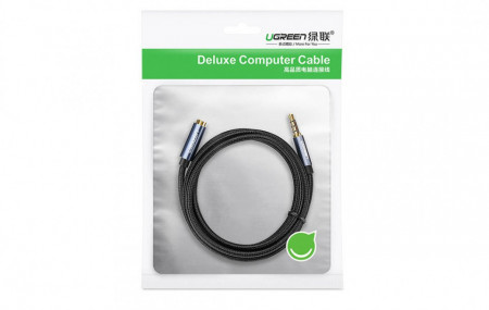 Extensie cablu audio, UGREEN AV118 AUX 3.5 mm, 5m (black) - Img 3