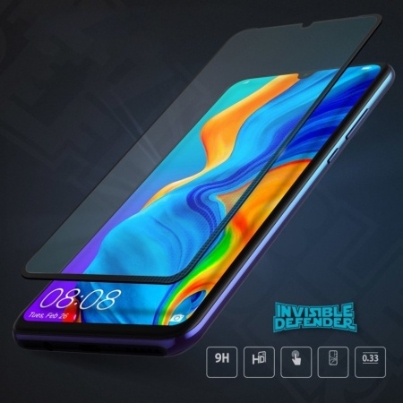 Folie Huawei P30 Lite, Sticla Securizata 2.5D, 0.33mm, Ringke ID Full Cover, cu Rama, Negru - Img 3