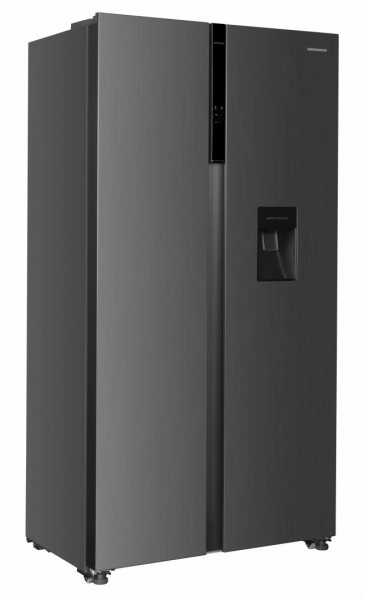 Frigider side by side Heinner HSBS-H439NFXWDE++, 433 l, No Frost, Display, Dozator de apa, Functie smart, Functie congelare si racire rapida, Clasa E, H 176.5 cm, Aspect inox - Img 5