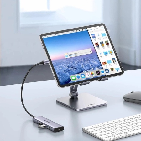 HUB Ugreen CM511 15597 5in1 USB-C - USB-C PD / HDMI / 3x USB-A 3.0 - gri - Img 6