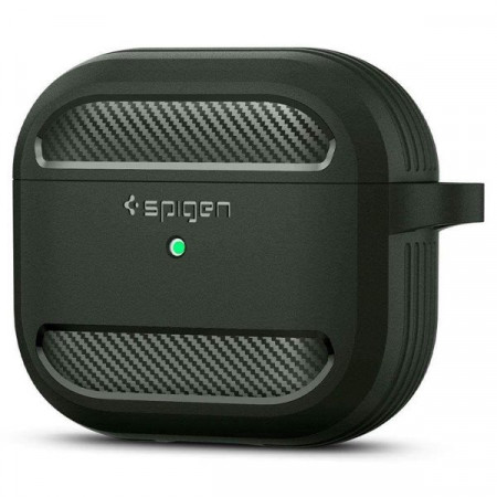 Husa casti SPIGEN RUGGED ARMOR pentru APPLE AIRPODS 3 VERDE MILITAR - Img 5