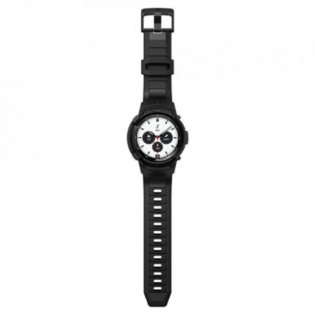 Husa + curea SPIGEN RUGGED ARMOR ”PRO” pentru GALAXY WATCH 4 CLASSIC 42 MM MATTE BLACK - Img 4