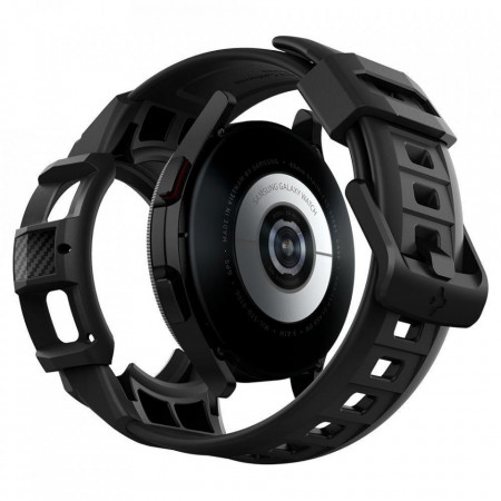 Husa + curea SPIGEN RUGGED ARMOR ”PRO” pentru GALAXY WATCH 4 CLASSIC 42 MM CHARCOAL GREY - Img 5
