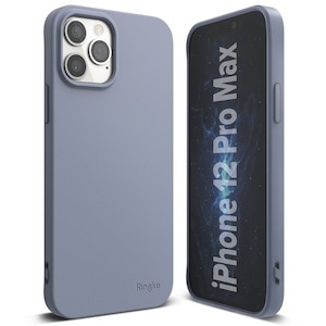 Husa Premium Ringke Air Compatibila Cu iPhone 12 Pro Max, silicon, slim, fumurie - Img 3